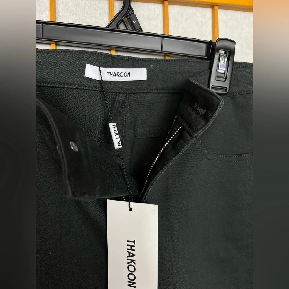 NWT Thakoon Charcoal Straight-Leg Jeans size 8 - Picture 6 of 13